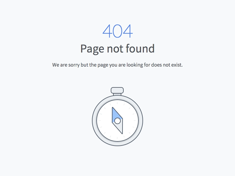 404 Error - Page Not Found!