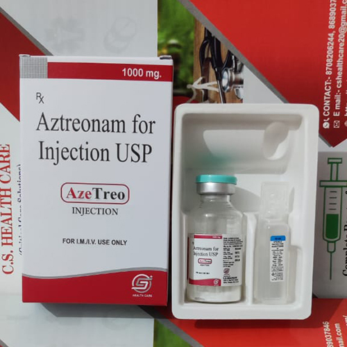 Product Name: AZETREO, Compositions of AZETREO are Aztreonam for injection USP - C.S Healthcare