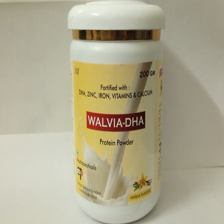 Product Name: Walvia Dha, Compositions of Walvia Dha are Dha, Zinc , Iron, Vitamin & Calcium  - Cassopeia Pharmaceutical Pvt Ltd