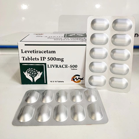 Product Name: Livrace 500, Compositions of Livrace 500 are Levetiracetam Tablets - Asterisk Laboratories