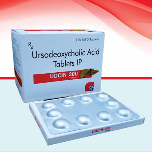 Product Name: UDCIN 300, Compositions of UDCIN 300 are Ursodeoxycholic Acid Tablets IP - Healthkey Life Science Private Limited