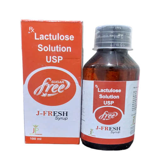 Product Name: JFresh, Compositions of JFresh are Lactulose Solution USP - Jecks Pharma