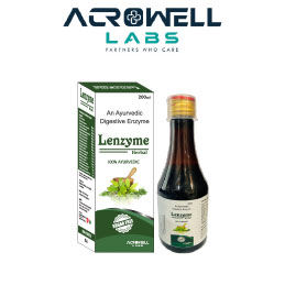 Product Name: Lenzyme, Compositions of Lenzyme are An Ayurvedic Digestive Enzyme - Acrowell Labs Private Limited