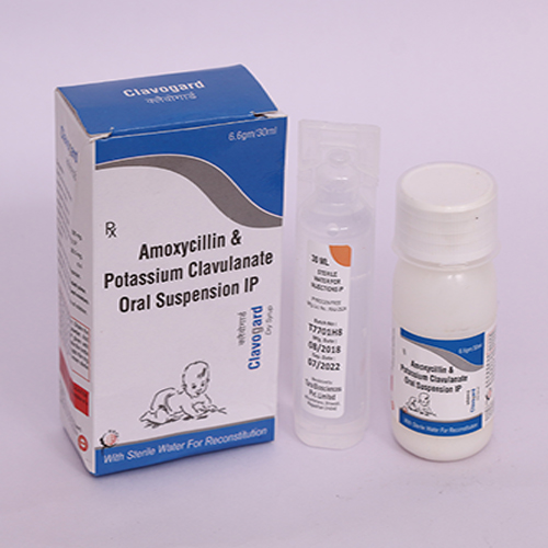 Product Name: CLAVOGARD, Compositions of CLAVOGARD are Amoxycillin & Potassium Clavulanate Oral Suspension IP - Biomax Biotechnics Pvt. Ltd