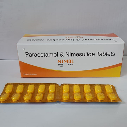 Product Name: Nimol, Compositions of Nimol are Nimesulide & Paracetamol Tablets - Altop HealthCare