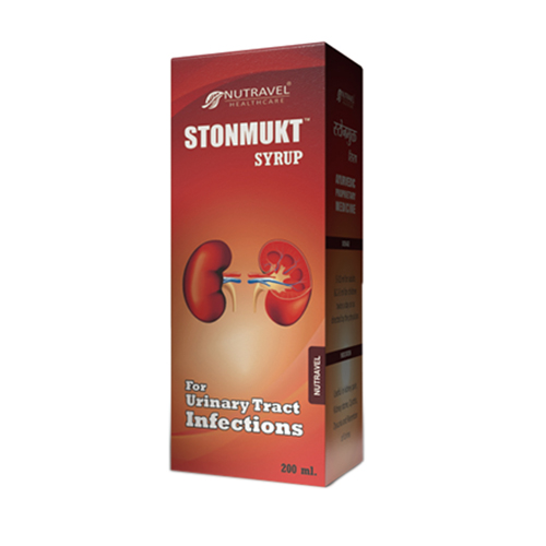Product Name: Stonmukt syrup, Compositions of Stonmukt syrup are For Urinary Tract Infections - Nutravel Healthcare