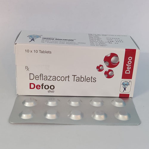 Product Name: Defoo, Compositions of Defoo are Deflazacort Tablets - WHC World Healthcare