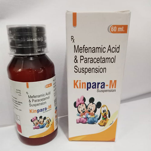 Product Name: Kinpara M, Compositions of Kinpara M are MEFENAMIC ACID PARACETAMOLE - G N Biotech