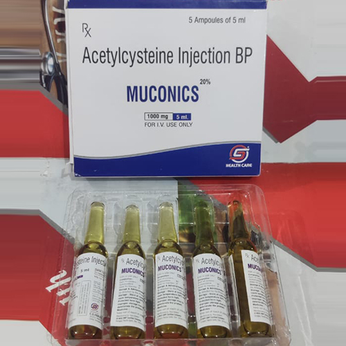 MUCONICS are Acetylcysteine Injection BP - C.S Healthcare