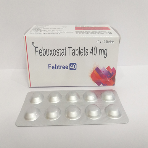 Product Name: Febtree 40, Compositions of Febtree 40 are Febuxostat Tablets 40 mg - Healthtree Pharma (India) Private Limited