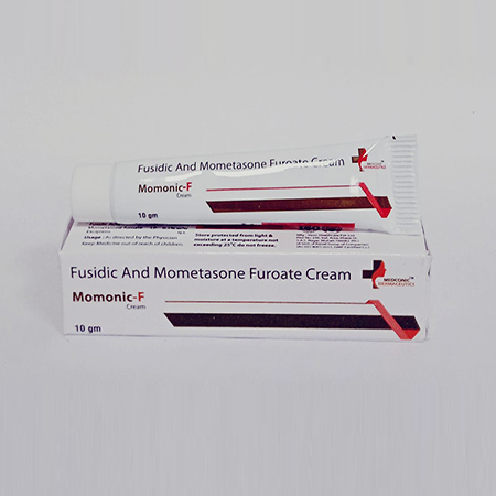 Product Name: Momonic F, Compositions of Momonic F are Fuside and Mometasone Furoate Cream - Ronish Bioceuticals