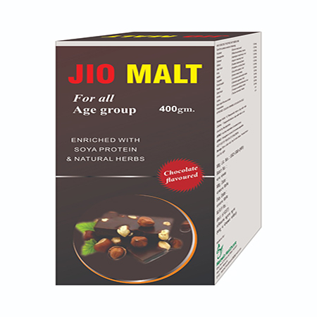 Product Name: Jio Malt, Compositions of Enriched with Soya Protein & Natural Herbs are Enriched with Soya Protein & Natural Herbs - Marowin Healthcare