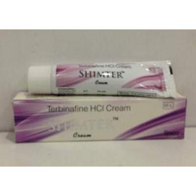 Product Name: Shemter, Compositions of Shemter are TERBINAFINE 1%  CREAM - Maksun Biotech Pvt. Ltd.