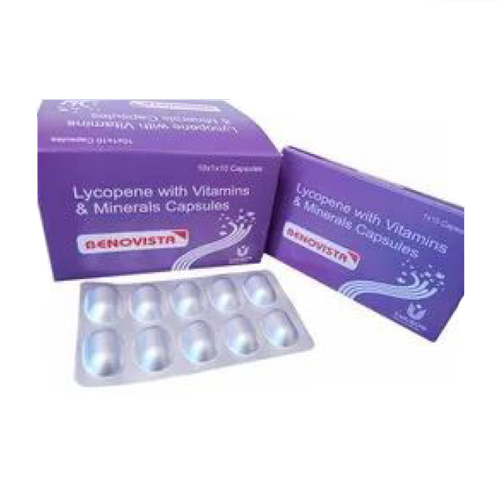 Product Name: Benovista, Compositions of Benovista are  Lycopene With Vitamins &  Minerals Capsules - Unigrow Pharmaceuticals