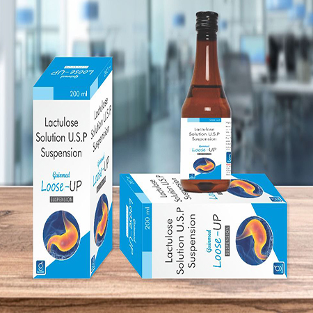 Product Name: Loose UP, Compositions of Loose UP are Lactulose Solution U.S.P. Suspension - Gainmed Biotech Private Limited
