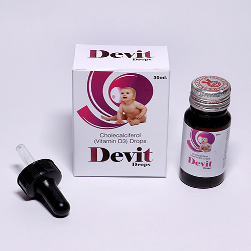 Product Name: Devit Drops, Compositions of Devit Drops are Cholecalciferol Drops - Vitabiotech Healthcare Private Limited