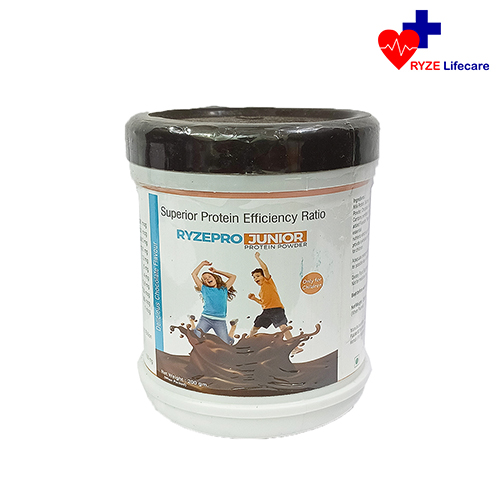 Product Name: RYZEPRO JUNIOR, Compositions of RYZEPRO JUNIOR are Protein Supplement for children  - Ryze Lifecare