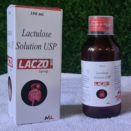 Product Name: Laczo, Compositions of Laczo are Lactulose Solution USP - Medizec Laboratories