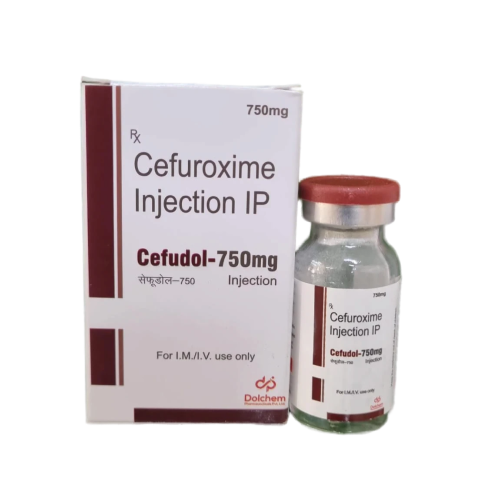 Product Name: Cefudol 750mg, Compositions of Cefudol 750mg are Cefuroxime Injection IP - Dolchem Pharmaceuticals Private Limited