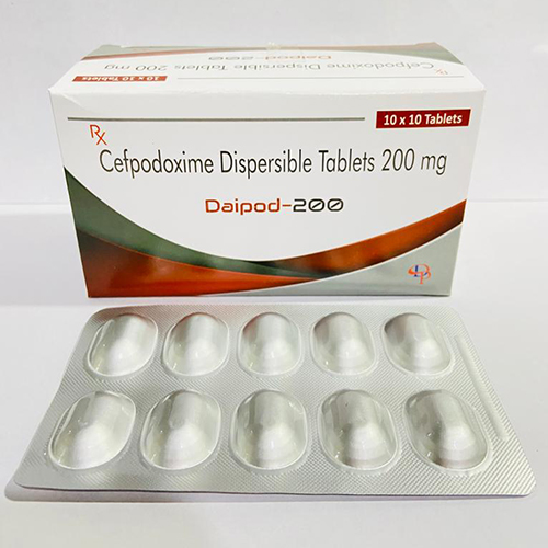 Product Name: Daipod 200, Compositions of Daipod 200 are Cefpodoxime Dispersible Tablets 200 mg - Disan Pharma