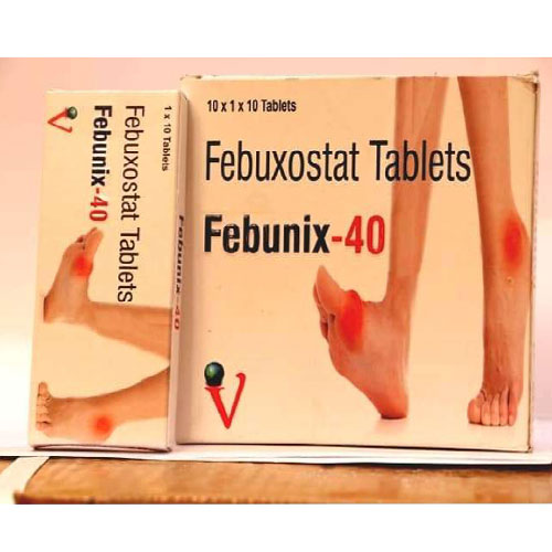 Product Name: Febunix 40, Compositions of Febunix 40 are Febuxostat - Venix Global Care Private Limited