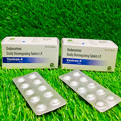 Product Name: Vantron 4 , Compositions of Vantron 4  are ondansetron orally disintegrating  - Gvans Biotech Pvt. Ltd