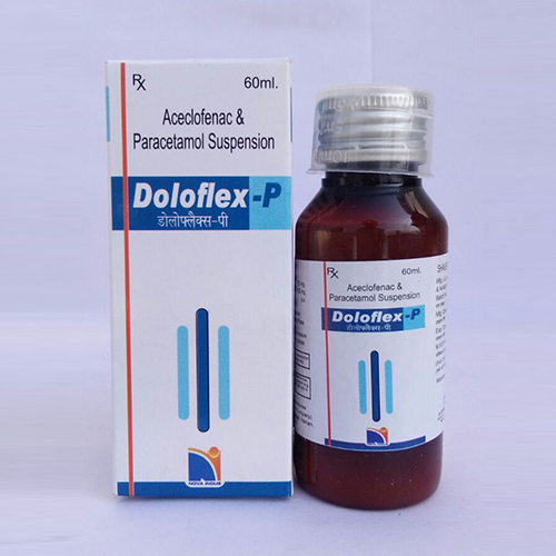 Product Name: Doloflex P, Compositions of Doloflex P are Aceclefenac &  Parecetamol Suspension - Nova Indus Pharmaceuticals
