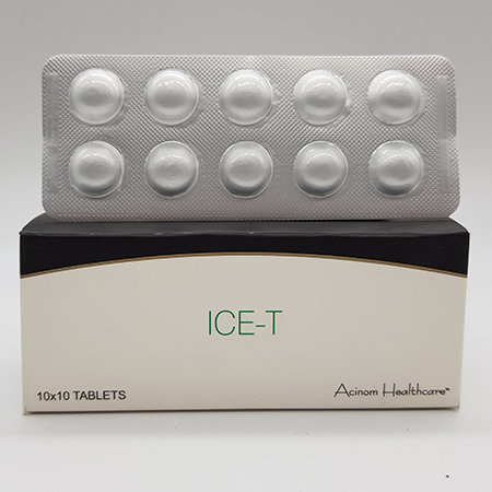 Product Name: Ice T, Compositions of Ice T are ACELOFENAC 100MG, THIOCOLCHICOSIDE 4MG  - Acinom Healthcare