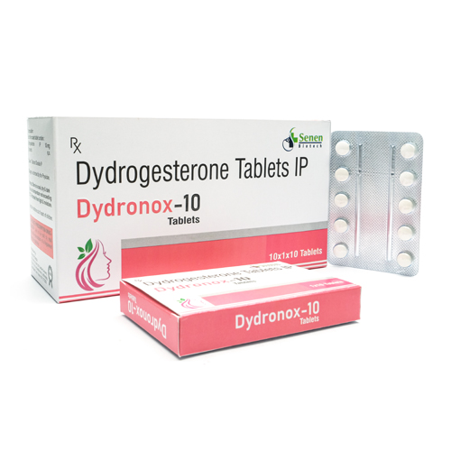 Product Name: Dydronox10, Compositions of Dydronox10 are Dydrogesterone Tablet Ip 10 Mg - Senen Biotech