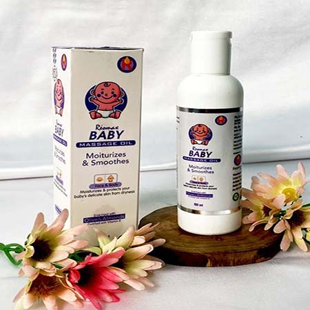 Product Name: Baby Massage Oil, Compositions of Moisturizes & Smoothes are Moisturizes & Smoothes - Reomax Care