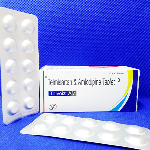 Product Name: Telvoiz AM, Compositions of Telvoiz AM are TELMISARTAN 40MG + AMLODIPINE 5MG - Voizmed Pharma Private Limited