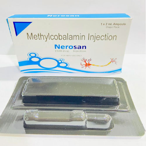 Product Name: Nerosan, Compositions of Nerosan are Methylcobalamin Injection - Disan Pharma