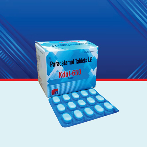 Product Name: Kdol 650, Compositions of Kdol 650 are Paracetamol Tablets IP. - Healthkey Life Science Private Limited