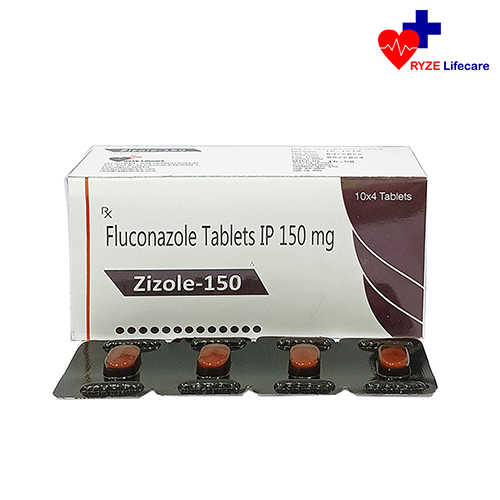 Product Name: Zizole 150, Compositions of Zizole 150 are Flucanazole Tablets IP 150 mg  - Ryze Lifecare