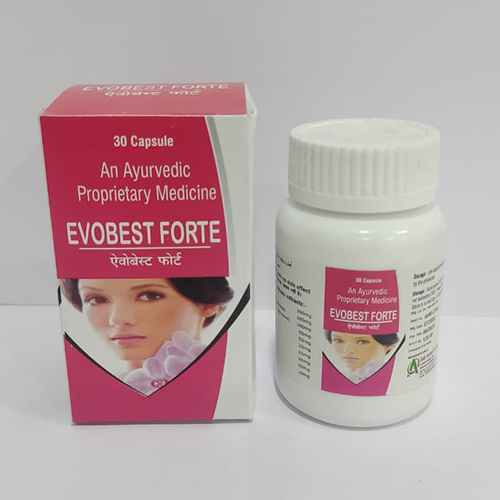Product Name: Evobest Forte, Compositions of Evobest Forte are An Ayurvedic Proprietary Medicine - Aadi Herbals Pvt. Ltd