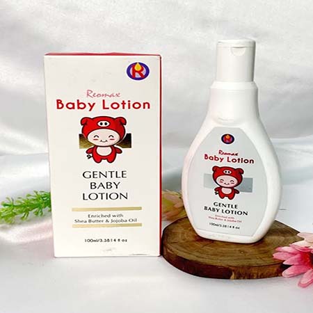 Product Name: Baby Lotion, Compositions of Baby Lotion are Gentle Baby Lotion - Reomax Care