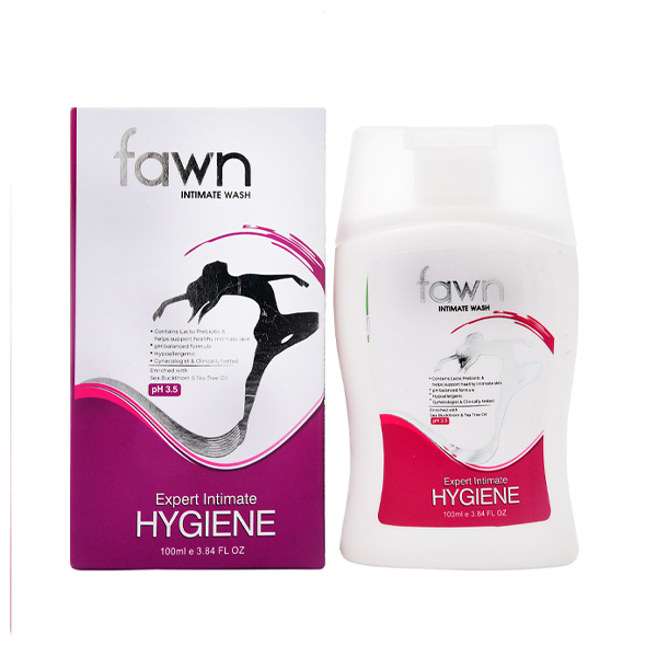 Product Name: Fawn Intimate Wash, Compositions of Fawn Intimate Wash are Intimate Was enriched with Sea Buch thorn & Tea tree Oil - Fawn Incorporation