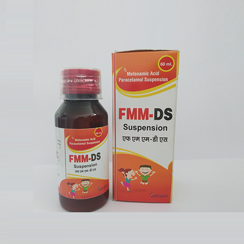 Product Name: Fmm ds, Compositions of Fmm ds are Mefenamic Acid Paracetamol Suspension  - Medifame Biotech
