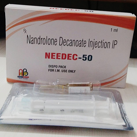 Product Name: Needec 50, Compositions of Needec 50 are Nandrolone Decanoate Injection IP - Nimbles Biotech Pvt. Ltd