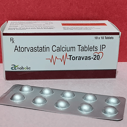 Product Name: Toravas 20, Compositions of are Atorvastatin 20mg - Anabolic Remedies Pvt Ltd