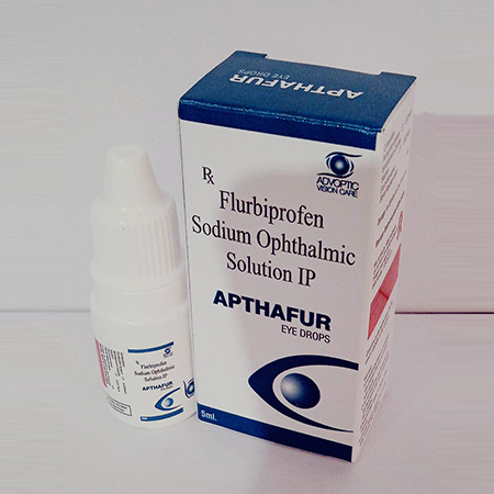 Product Name: Apthapur, Compositions of Apthapur are Flubiprofen Sodium Ophthalmic Solution IP - Ronish Bioceuticals