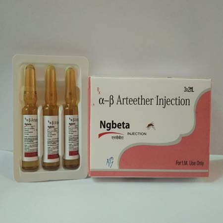 Product Name: Ngbeta, Compositions of Ngbeta are Alpha-Beta Arteether Injection - NG Healthcare Pvt Ltd