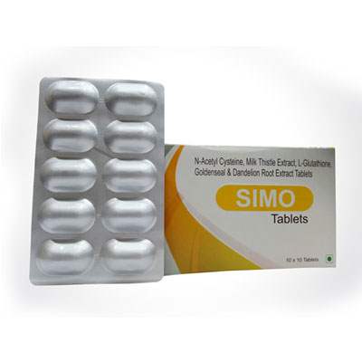 Product Name: SIMO, Compositions of SIMO are Levocetrizine Paracetamol Tablets - Alardius Healthcare