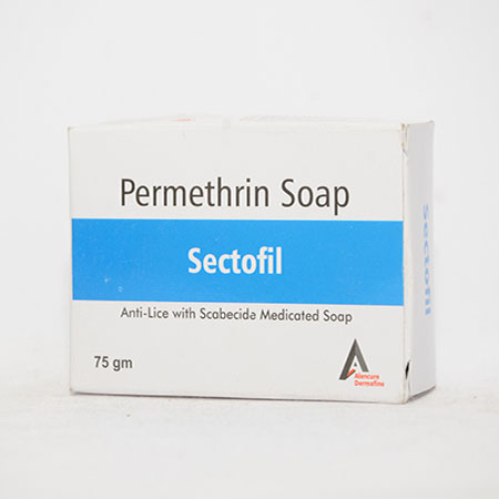 Product Name: SECTOFIL, Compositions of SECTOFIL are Permithrin Soap - Alencure Biotech Pvt Ltd