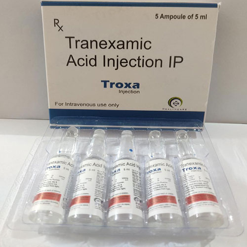 Product Name: Troxa, Compositions of are Tranexamic Acid - Oriyon Healthcare