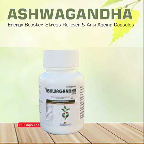 Product Name: Ashwagandha , Compositions of Ashwagandha  are Energy Bosster,stress Reliever & Anti Ageing Capsules - Pharma Drugs and Chemicals