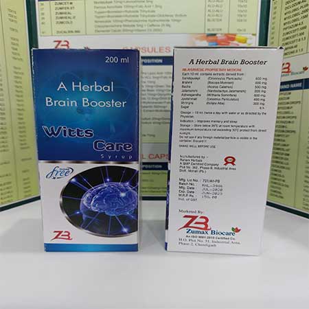 Product Name: Witts Care, Compositions of A Herbal Brain Booster are A Herbal Brain Booster - Zumax Biocare
