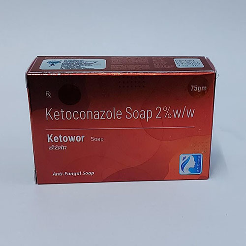 Product Name: Ketowor, Compositions of Ketowor are Ketoconazole Soap 2% w/w - WHC World Healthcare