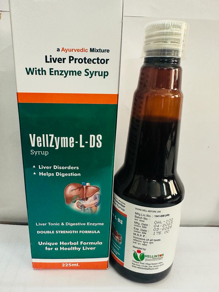 Product Name: Liver Syrup, Compositions of Liver Syrup are Sonth,Kali Mirch,Pipel,Satavari,Ajwain,Nagmodha,Paudina,Kala Namak,Harar,Baheda,Hingu,Amla etc - Orison Pharmaceuticals