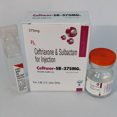 Product Name: Cefowor SB 375 mg, Compositions of Cefowor SB 375 mg are Ceftriaxone & Sulbactom for  Injection - WHC World Healthcare